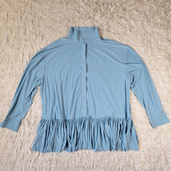 Norma Kamali Oversized Boyfriend Shirt Dress - Size Medium - Picture 2 of 12